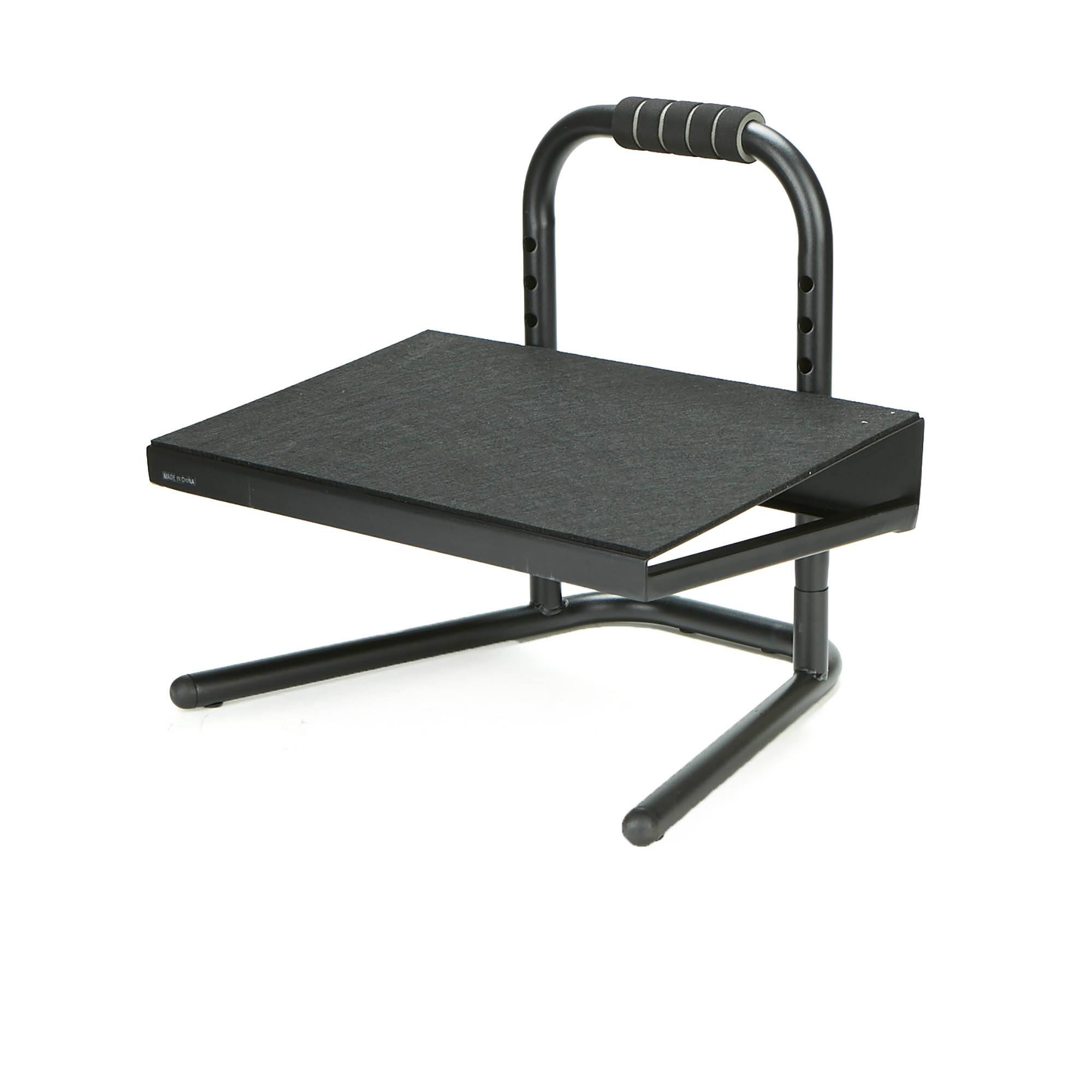 Mind Reader Black Ergonomic Foot Rest